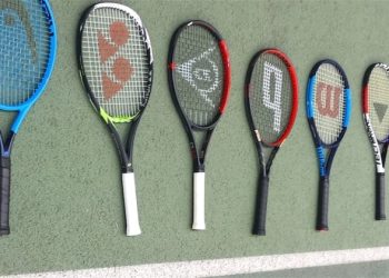 What are the features of a tennis racket?